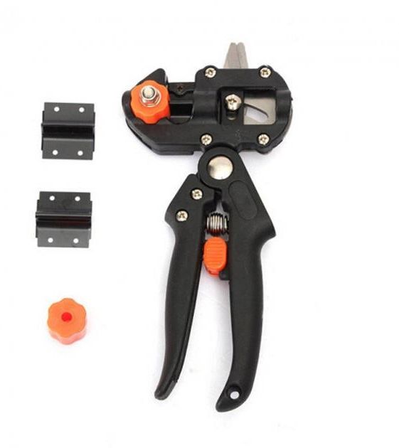 Садовый прививочный секатор Grafting Tool с 3 ножами для обрезки и прививки декоративных и плодовых деревьев
