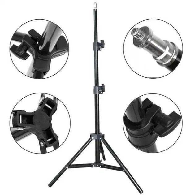 Штатив для кольцевой лампы Ring Light Stand штатив 210 см, Студийная стойка для камеры