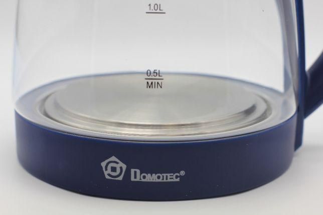 Электрический чайник Domotec MS 8211 синий с LED подсветкой
