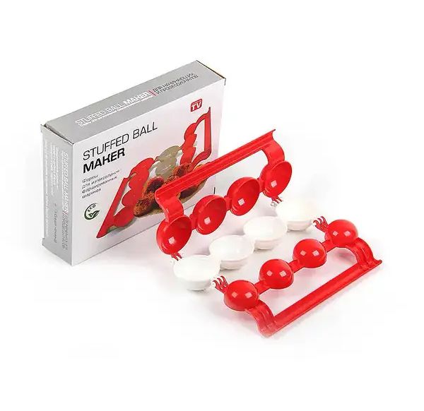 Удобная практичная Форма Для Котлет С Начинкой Stuffed Ball Maker, для быстрого и легкого изготовления мясных фаршированных шариков, для приготовления фрикаделек с начинкой, для формирования тефтелей