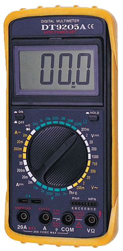 Мультиметр dt-9205a, многофункциональный цифровой тестер, измерение емкости, тока, напряжения, сопротивления