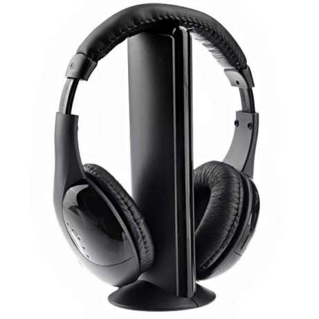 Беспроводные наушники с ФМ-приемником MH2001 5-in-1 Hi-Fi S-XBS Wireless Headphones w/FM