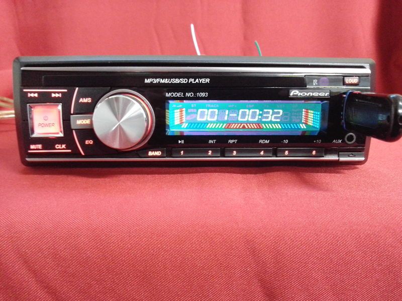 Автомагнитола 1093 usb mp3, акустика в машину