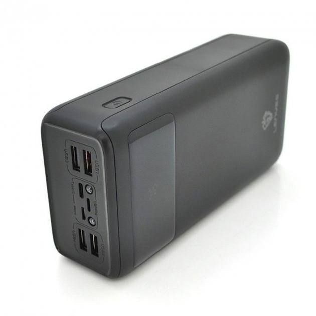 Power bank LENYES PX591 50000mAh (реальна ємність) 20W+PD QUICH CHARGE, портативная внешняя аккумуляторная мобильная батарея, универсальный павербанк для зарядки, компактная зарядная батарея с быстрой зарядкой