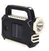 Ручной аккумуляторный фонарь HS-8029-7-A с солнечной панелью и Power Bank 2800мАч, 3 режима освещения