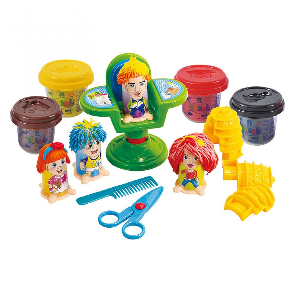 Игровой набор для лепки "Парикмахерская"  в чемодане Barber shop Hairdresser toy, Игровой набор для девочки