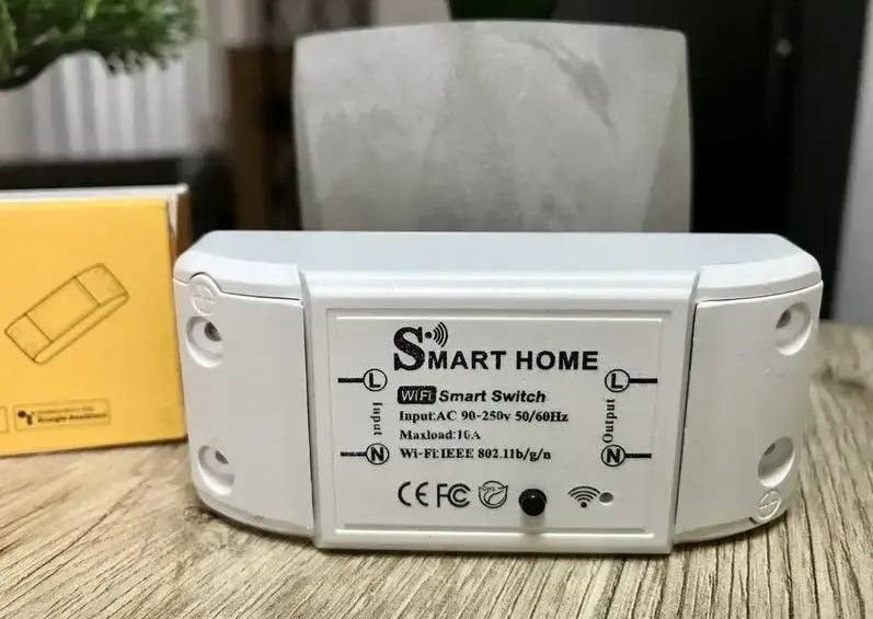Умное wi-fi релле Smart Home 10A, Беспроводный Wifi выключатель для дистанционного управления с таймером, Для удаленного управления бытовой техникой электроникой или освещением,Умный дом