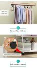 Передвижная напольная вешалка для одежды THE NEW COAT RACK 160*55*42 см