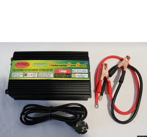 Преобразователь напряжения 3200W 12V-220V инвертор c зарядным от сети 220