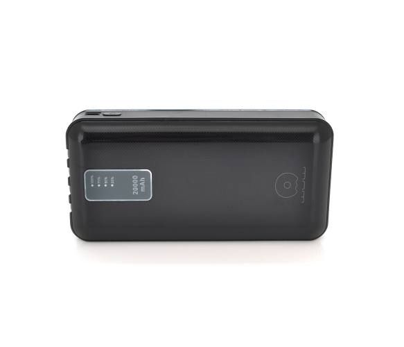 Аккумулятор внешний WUW U40 20 000 мАч 2,1А 4в1,Повербанк универсальный, Power Bank Портативное зарядное устройство для зарядки мобильного телефона,наушников,планшета, хUSB порты и встроенные кабелиType-C, micro usb и lighting с быстрой зарядкой 