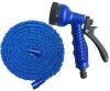 Компактный универсальный легкий Шланг садовый для полива Magic Hose 75 метров растягивающийся с распылителем, увеличивается и уменьшается автоматически, сверхпрочный и износостойкий поливочный с пулевизатором