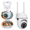 Поворотная камера наружного видеонаблюдения с Wi-Fi CLOUD STORAGE, Уличная поворотная 360° погодозащитная IP-камера, полный угол обзора, с удаленным доступом, ночной съёмкой и датчиком движения и и облачным хранилищем