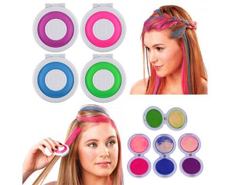 Цветные мелки для волос hot huez