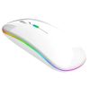 Беспроводная мышка BauTech Со тонкая с разноцветной RGB подсветкой Bluetooth