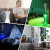 Кристальная лампа с увлажнителем воздуха Xiaomanyo humidifier и сенсорным управлением с многоцветной подсветкой, декоративный стильный увлажнитель, компактный аромадиффузор 3 в 1, 7 цветов подсветки