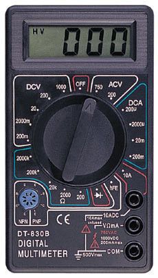 Мультиметр тестер вольтметр амперметр DT-830B