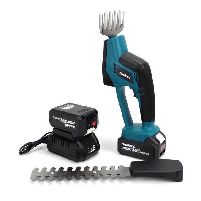 Аккумуляторный портативный универсальный кусторез Makita DUM111SYX (36V 6.0Ah), компактные садовые ножницы для кустов, кусторез для ухода за садом,обеспечивает чистые и аккуратные срезы, удобный и мощный инструмент для обрезки травы и кустов