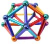 Магнитный необычный Конструктор Buckyballs & Buckybars цветной Бакибарс неокуб головоломка антистресс магнитные палочки и стальные шарики для развития моторики рук, для отвлечения, детская интелектуальная интерактивная игрушка 3D моделирование 64 детали