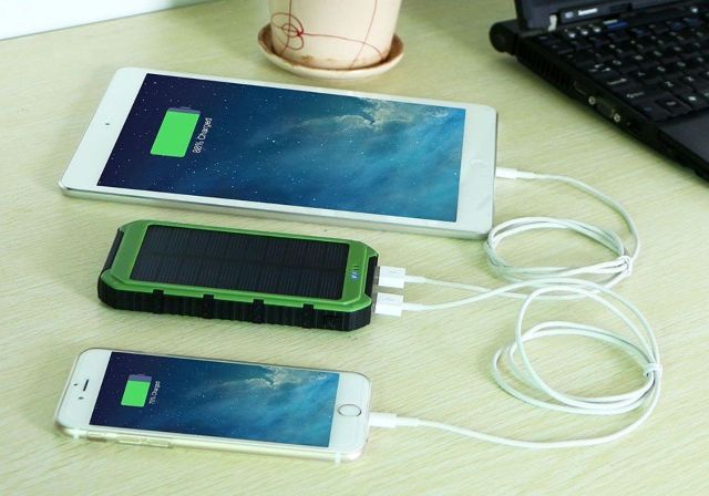 SOLAR POWER BANK 15000MAH. ПОВЕР БАНК 10000. ПОРТАТИВНОЕ ЗАРЯДНОЕ ОТ Stone power