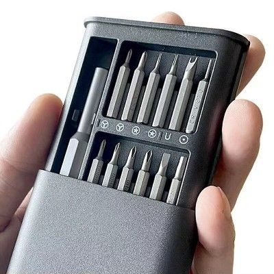 Набор многофункциональных отверток 25в1 магнитные биты Phillips Torx Hex Precision DIY в кейсе, Отвертка с насадками для работ с мелкими деталями