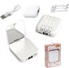 Компактный мини павербанк Powerbank Viaking N3 50000 mAh  универсальное зарядное устройство с косметическим зеркальцем для макияжа,зарядка для телефона,внешний аккумулятор с дисплеем,портативная батарея