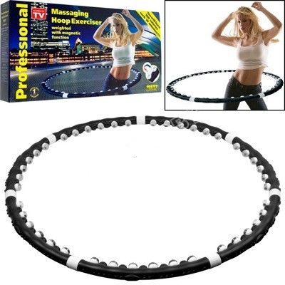 Спортивный обруч Hula Hoop (Хула хуп) Professional, массажный обруч Обруч Хула-хуп с магнитами