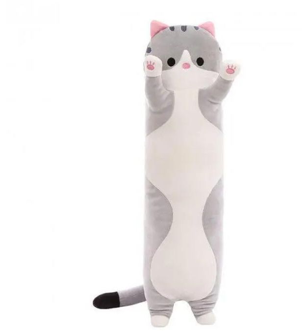 Мягкая игрушка подушка Кот Батон 50см, подушка обнимашка кот батон
