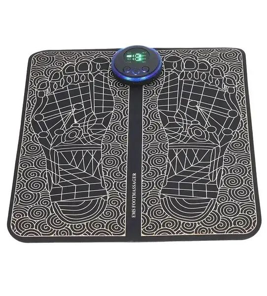 Массажный лечебный електрический коврик для ступней и ног EMS Foot Massager стимулирующий кровообращение