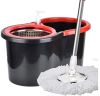 Швабра с ведром и автоматическим отжимом Spin Mop 360 10 л с насадкой из микрофибры