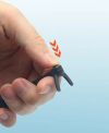 Ирригатор полости рта со съемными головками зубной нити Electric Floss на батарейка