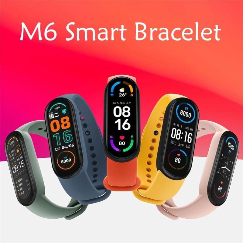 Фитнес браслет Xiaomi Mi Smart Band M6, шагомер, трекер,