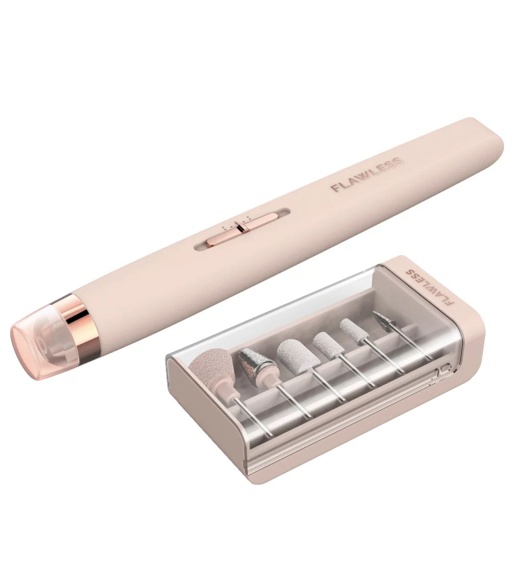 Беспроводной фрезер-ручка для маникюра и педикюра Flawless Salon Nails 5 в 1