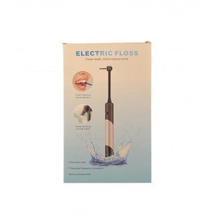 Ирригатор полости рта со съемными головками зубной нити Electric Floss на батарейка
