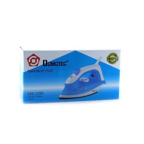 Паровой утюг Domotec MS 2289 1200W с тефлоновой подошвой.