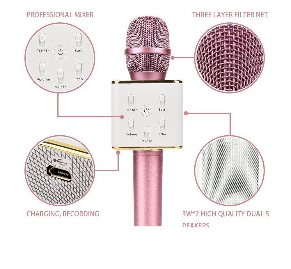 Bluetooth микрофон караоке Q9