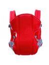 Слинг-рюкзак для удобной переноски ребенка, Сумка кенгуру Baby Carriers синий, голубой, красный, розовый с подкладкой на сиденье наружными швами и регулируемым положением ребёнка, поддержка для головки малыша, комфортные плечевые ремни