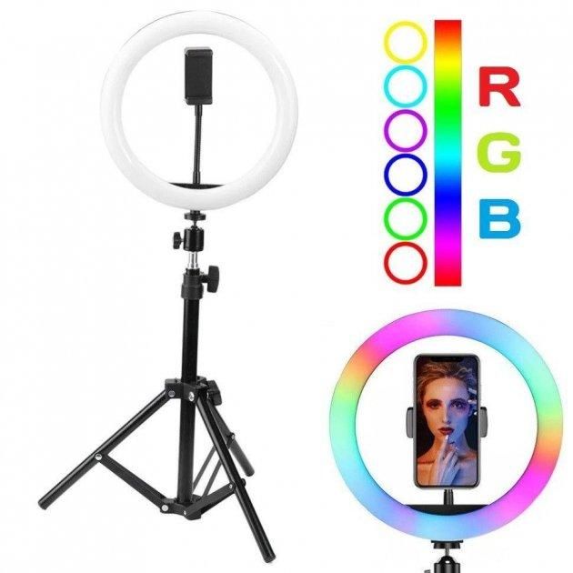 Кольцевая лампа Led MJ 300 RGB 30 см, Селфи-лампа, селфи кольцо
