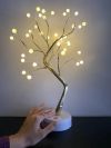 Декоративное дерево Bonsai led tree light h20in N2, Декоративный красивый и функциональный светильник led "Бонсай", Ночник Настольный в Виде Дерева с жемчужинами, Лампа для декора,ветки можно регулировать