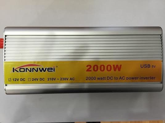 Инвертор напряжения, преобразователь 24/220V - 2000W