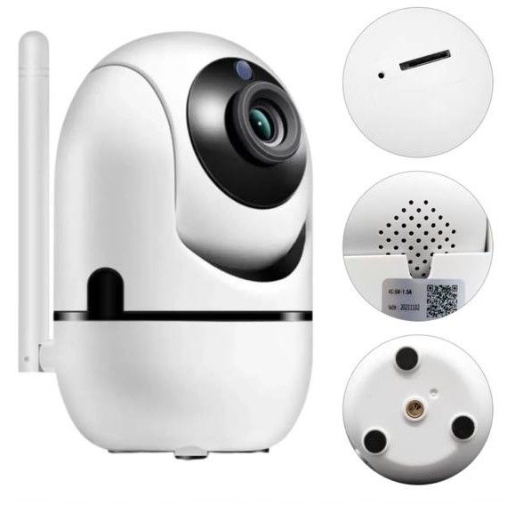 Беспроводная Универсальная Камера CAMERA IP Y13G 1mp Распознование лиц  DVR комнатная,Цифровая Поворотна IP камера видеонаблюдения Видеоняня , утонченная и компактная Wi Fi камера для дома офиса