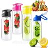Бутылка для воды и напитков Fruit Bottle с контейнером для фруктов 800 мл