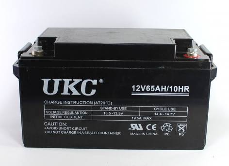 Универсальный гелевый аккумулятор батарея BATTERY GEL 12V 65A