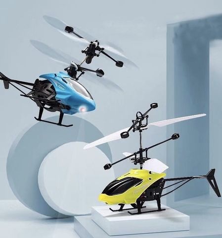 Вертолет на радиоуправлении Induction aircraft, детская игрушка интерактивная с сенсорным управлением от ладони
