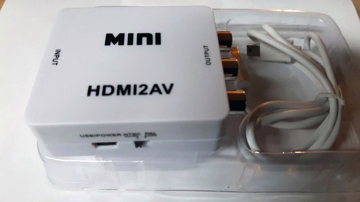 Конвертер с HDMI на AV 3RCA 1080p