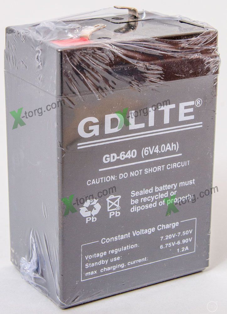 Аккумулятор 6V4.0ah (gd-640)