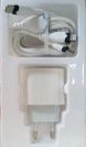 Зарядное устройство блок питания 20W USB-С Power Adapter + тройной универсальный кабель 3в1 USB-C to TC/Mi/iP Cable, Lightning,Type-C, Micro usb