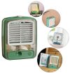 Маленький настольный вентилятор JISULIFE,с USB-зарядкой 4-скорости MINI FAN, с функцией увлажнения, Портативный охладитель воздуха, переносной компактный кондиционер с возможностью добавить аромат или лед в лоток