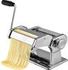 Ручная лапшерезка с насадками для раскатки теста Costway Pasta, тестораскатка, Машинка для нарезки лапши