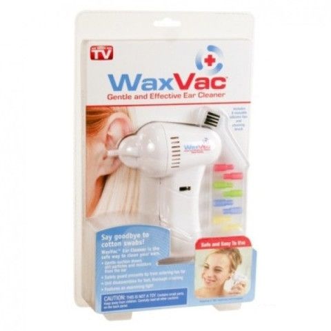 Прибор для чистки ушей ушечистка WaxVac Ear cleaner, эффективная ушечистка