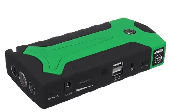 Багатофункціональний Пусковий та зарядний пристрій JUMP STARTER 15B, Пускозарядний пристрій, компакний прилад для запуску двигуна та зарядки електронних пристроїв з USB-входом